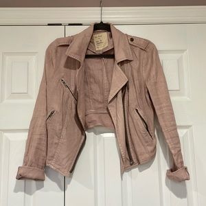 Free People beige / tan jacket, size 6